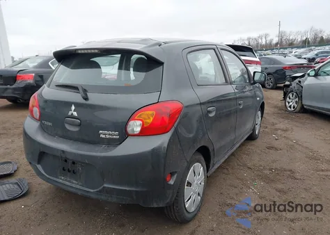 2014 Mitsubishi Mirage De z USA, uszkodzony, nr VIN ML32A3HJ2EH023053